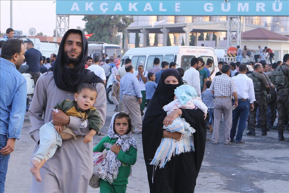 Türkiye'ye sığınan Suriyeliler
