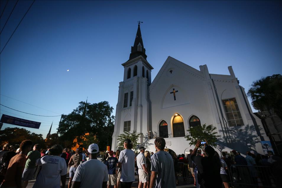 Charleston church shooting in US