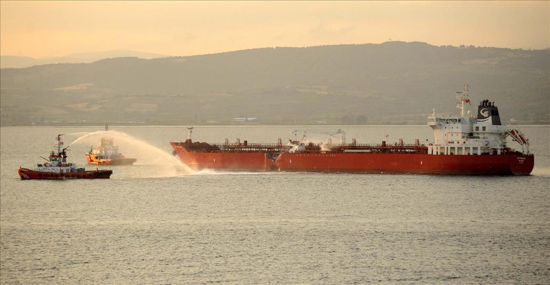 Çanakkale Boğazı'nda gemi kazası