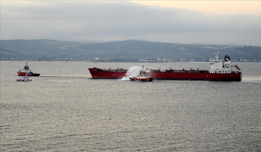 Çanakkale Boğazı'nda gemi kazası