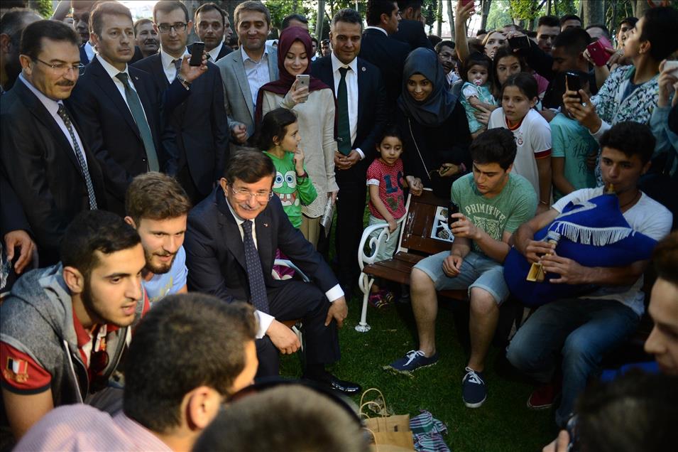 Başbakan Davutoğlu İstanbul'da