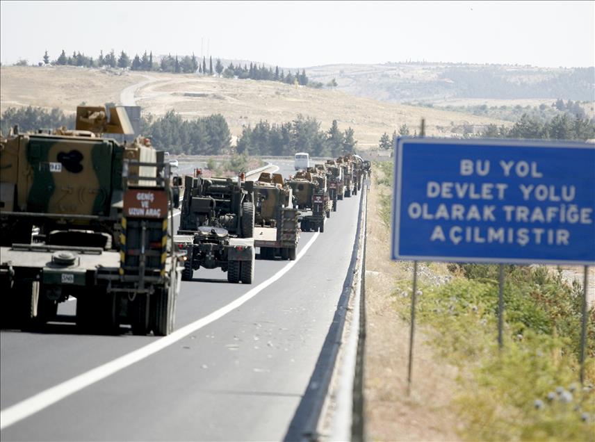 Suriye sınırındaki askeri önlemler