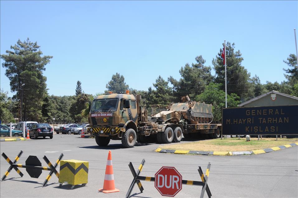 Suriye sınırındaki askeri önlemler