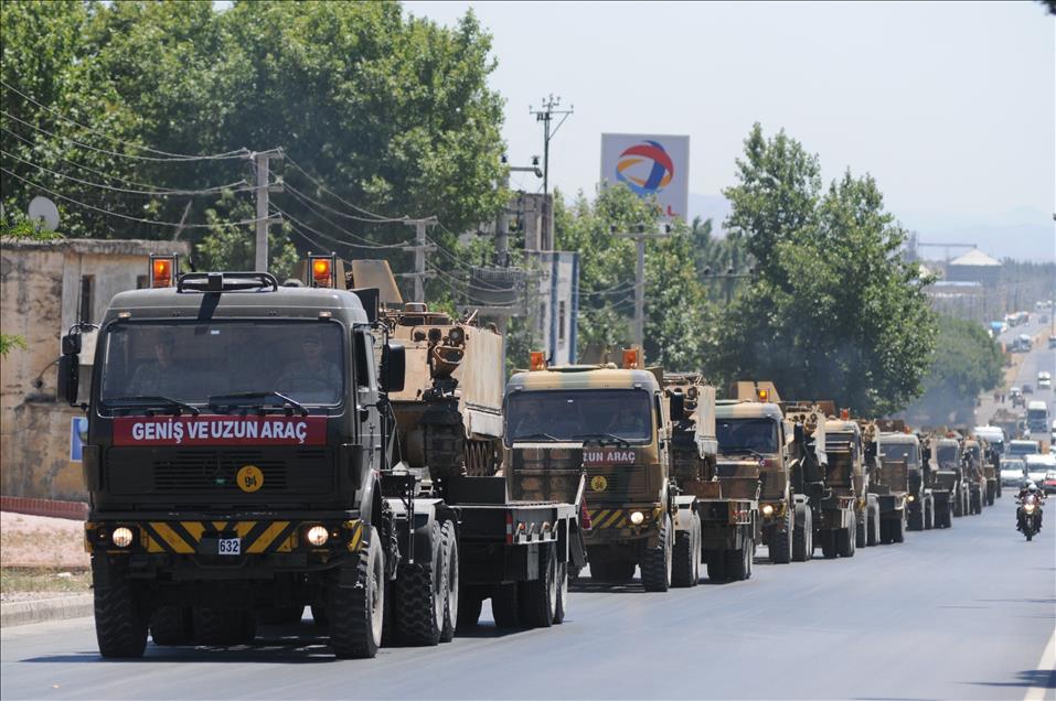 Suriye sınırındaki askeri önlemler