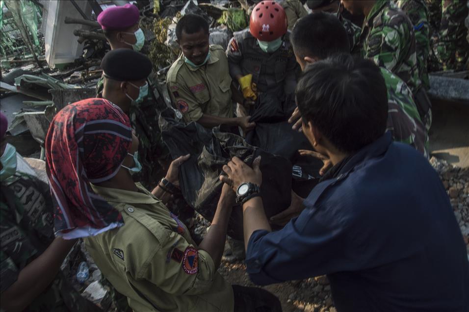 Indonesian military transport plane crashes in Medan