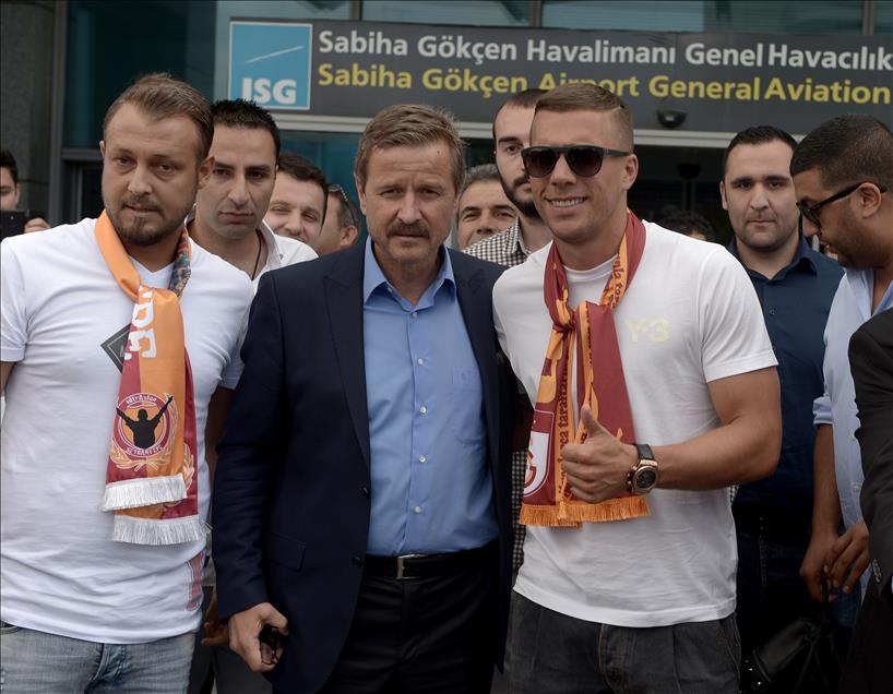 Podolski İstanbul'da 