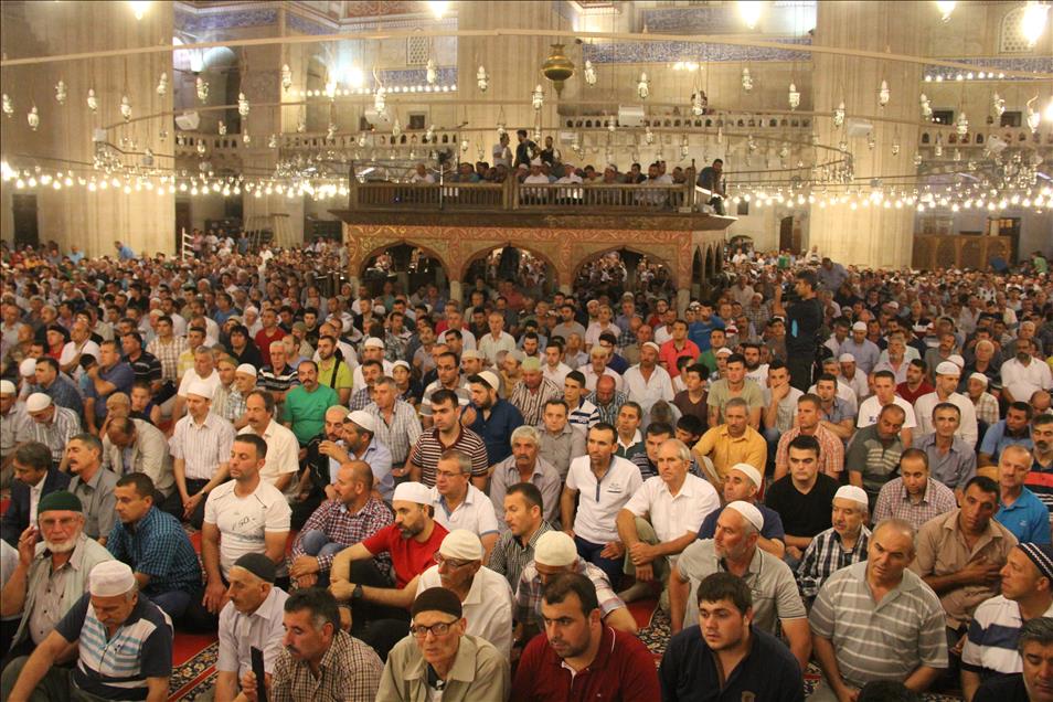 Selimiye Camisi'nde Kadir Gecesi coşkusu
