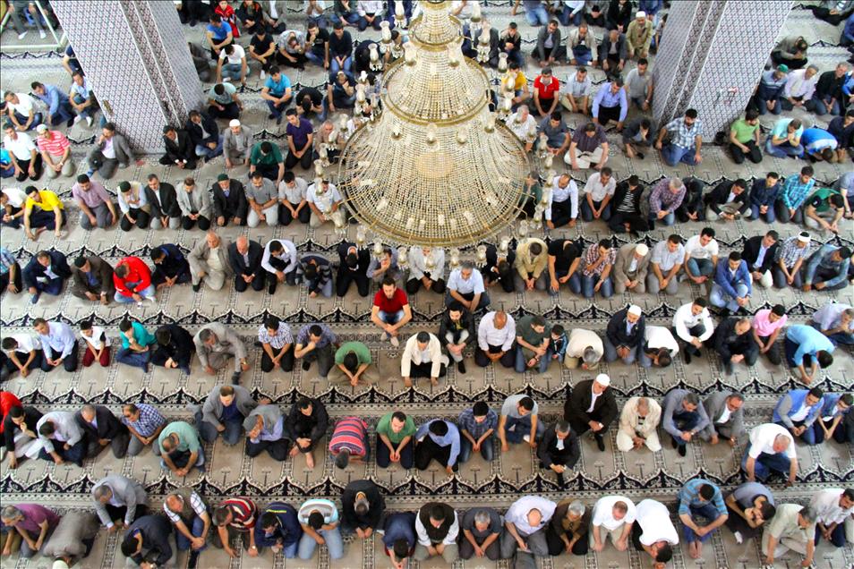 Ağrı'da bayram namazı