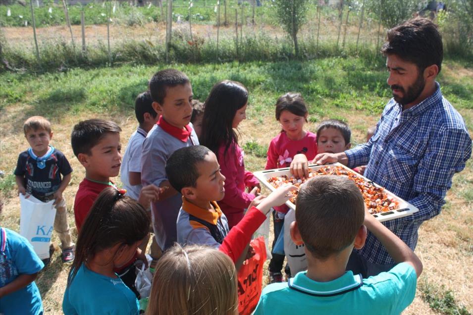 Di eydiyê de nêzî 4 ton û nîv şekir îkram dikin
