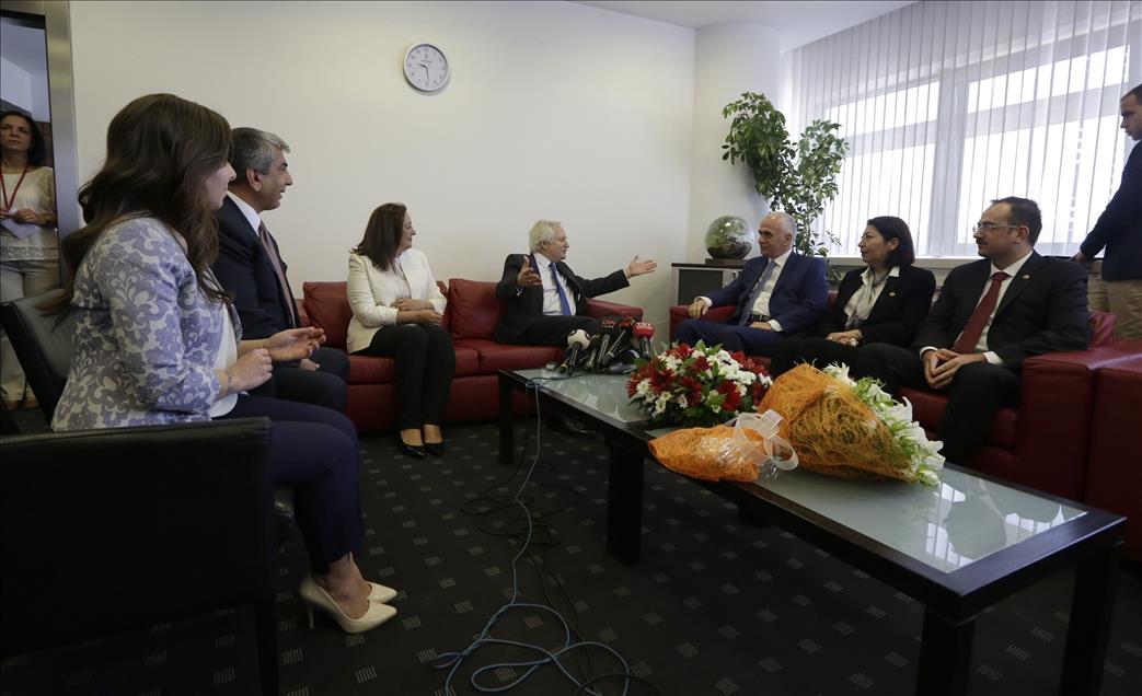 CHP Genel Merkezi'nde bayramlaşma