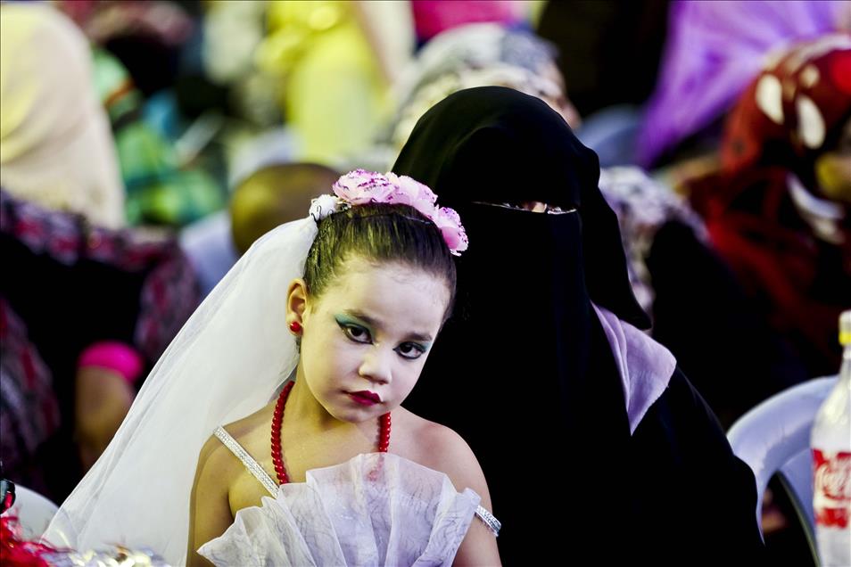 Mass wedding ceremony in Gaza