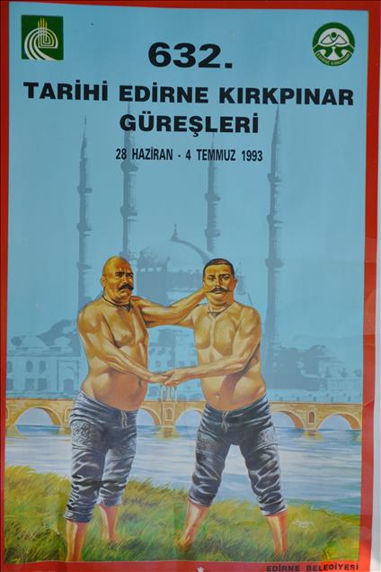 Kırkpınar Güreşleri'nin eski afişleri