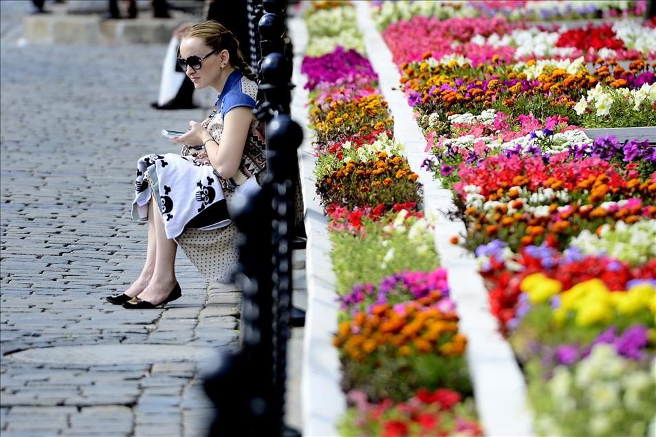 Flower Festival in Moscow
