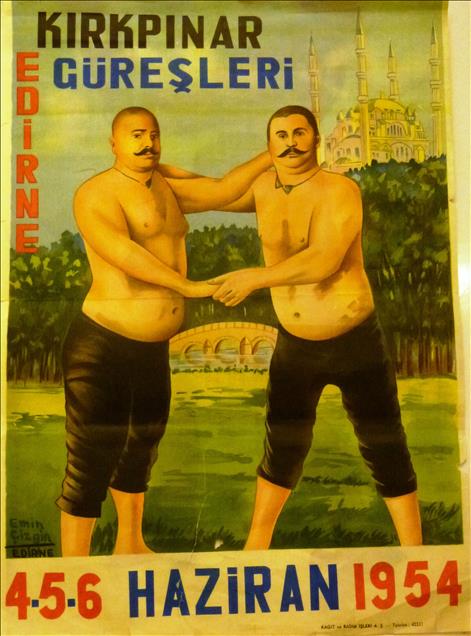 Kırkpınar Güreşleri'nin eski afişleri