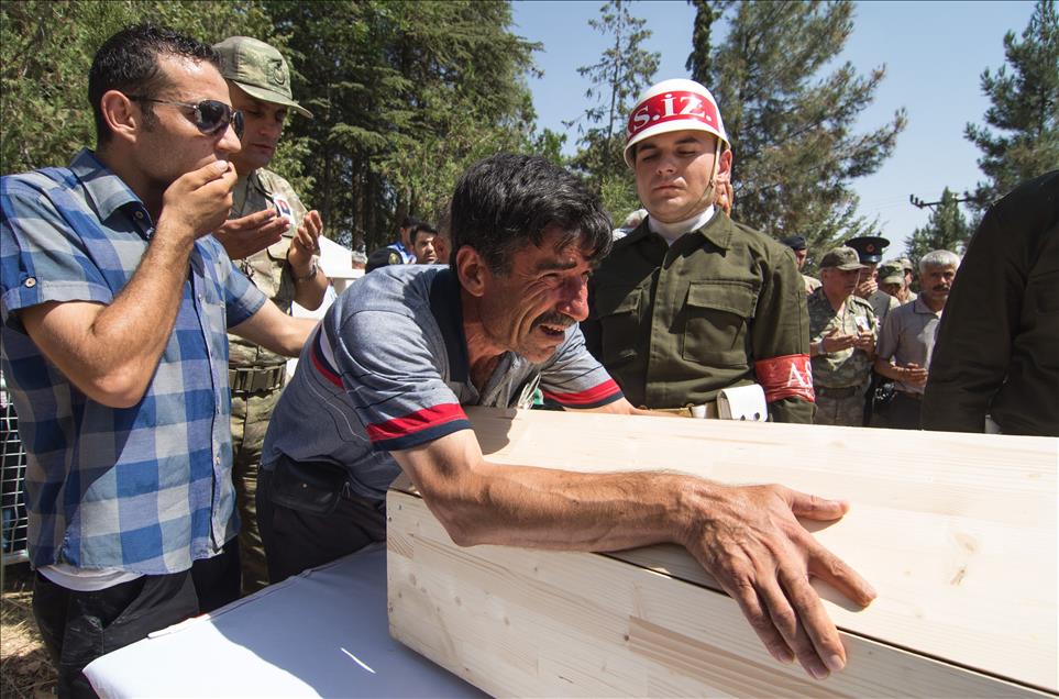 Şehit astsubay son yolculuğuna uğurlandı