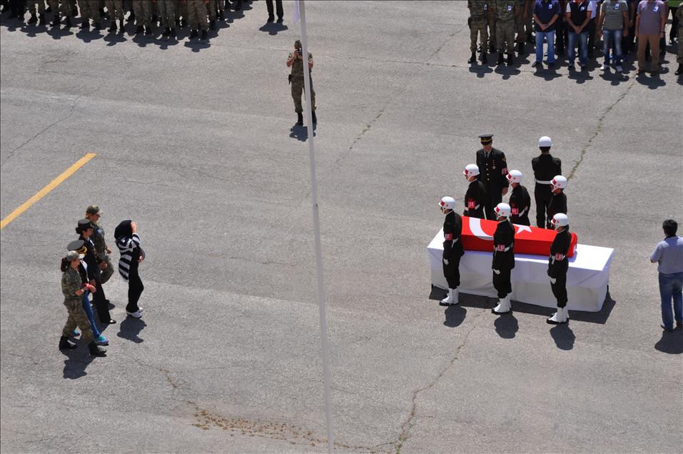 Şehit Binbaşı Arslan Kulaksız için tören düzenlendi