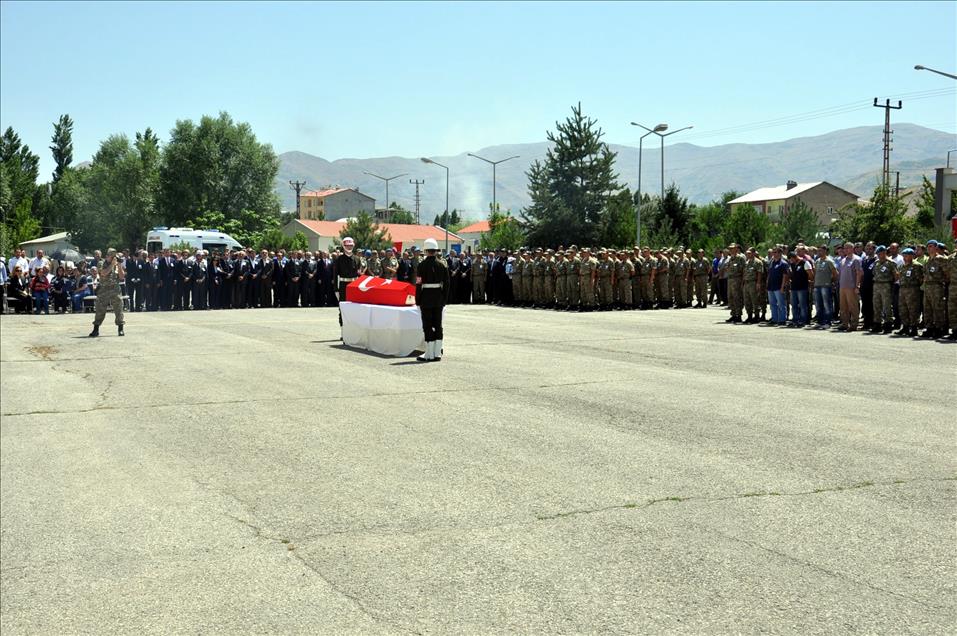 Şehit Binbaşı Arslan Kulaksız için tören düzenlendi