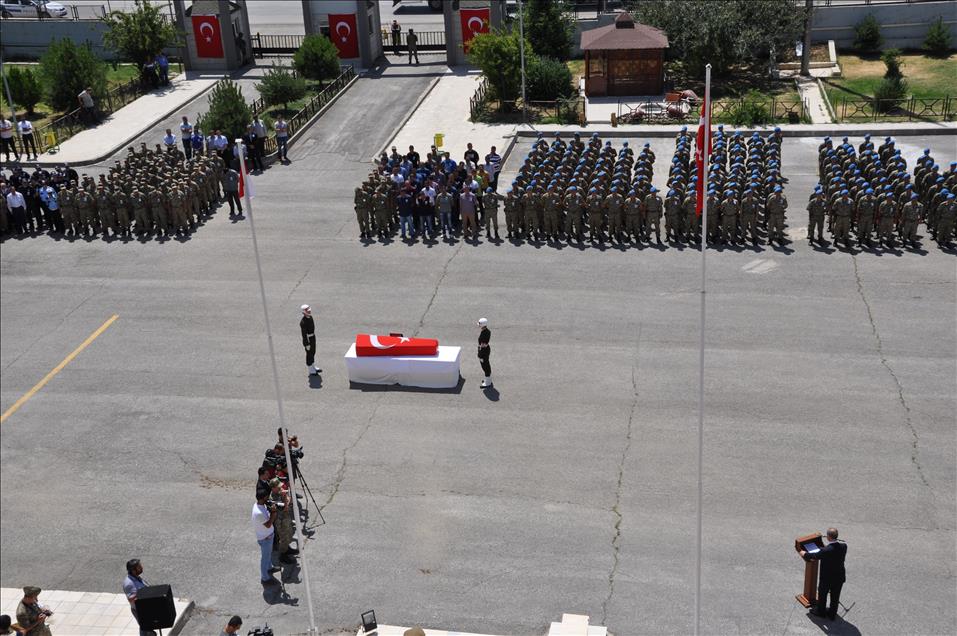 Şehit Binbaşı Arslan Kulaksız için tören düzenlendi