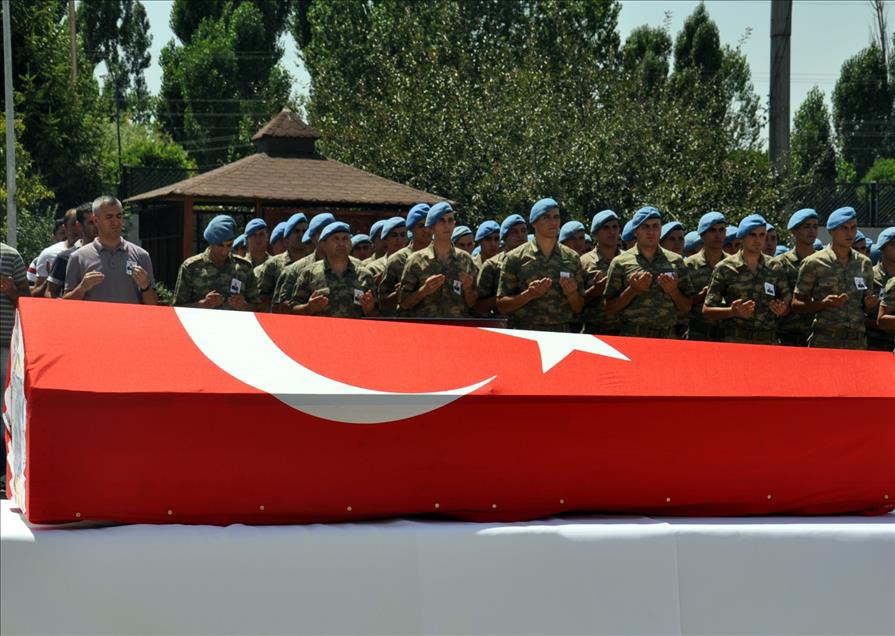 Şehit Binbaşı Arslan Kulaksız için tören düzenlendi