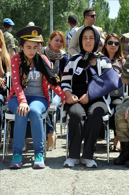 Şehit Binbaşı Arslan Kulaksız için tören düzenlendi