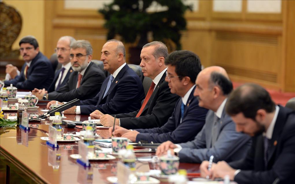Cumhurbaşkanı Erdoğan Çin'de