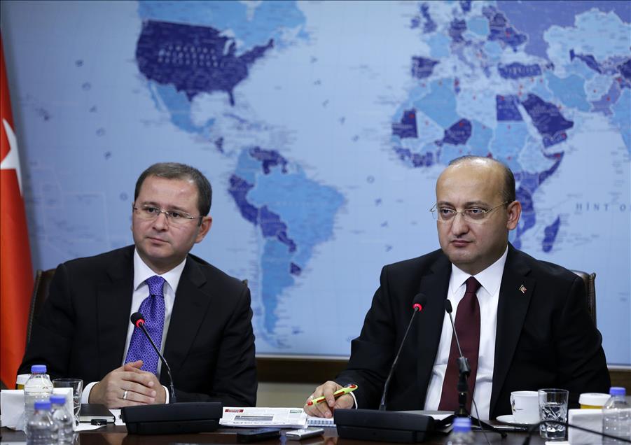 Başbakan Yardımcısı Akdoğan, AA Editör Masası'nda
