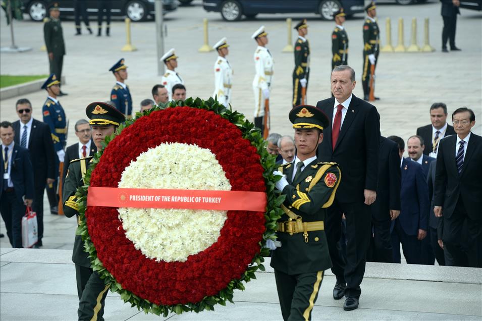 Cumhurbaşkanı Erdoğan Çin'de