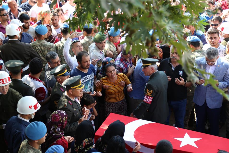 Şehit Jandarma Komando Er Akkabak için tören düzenlendi