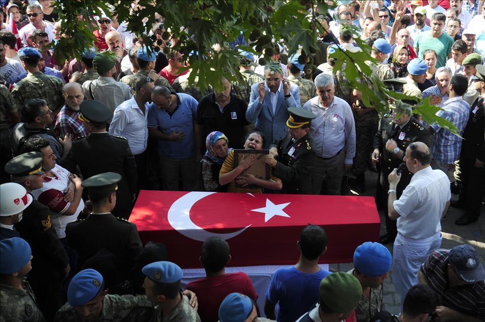 Şehit Jandarma Komando Er Akkabak için tören düzenlendi