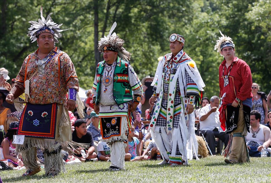 New Yorklu Kızılderililer ''Pow Wow'' festivalinde buluştu