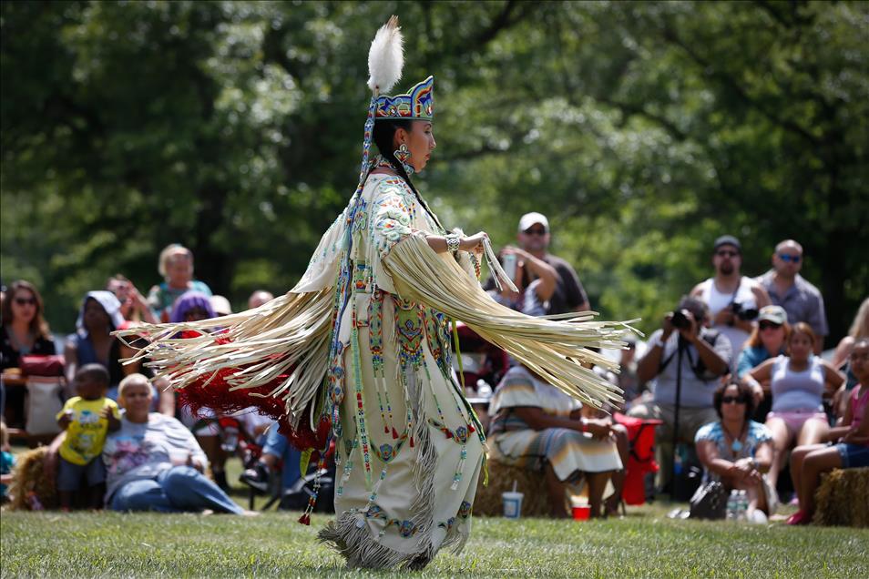 New Yorklu Kızılderililer ''Pow Wow'' festivalinde buluştu