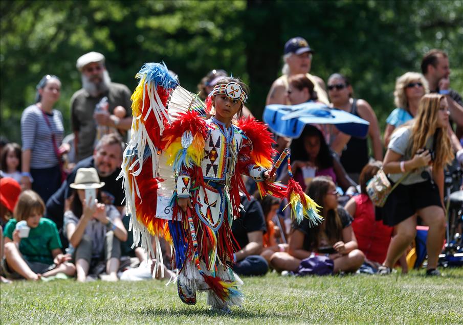 New Yorklu Kızılderililer ''Pow Wow'' festivalinde buluştu