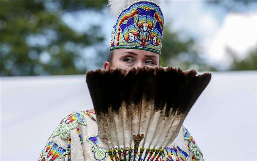 New Yorklu Kızılderililer ''Pow Wow'' festivalinde buluştu