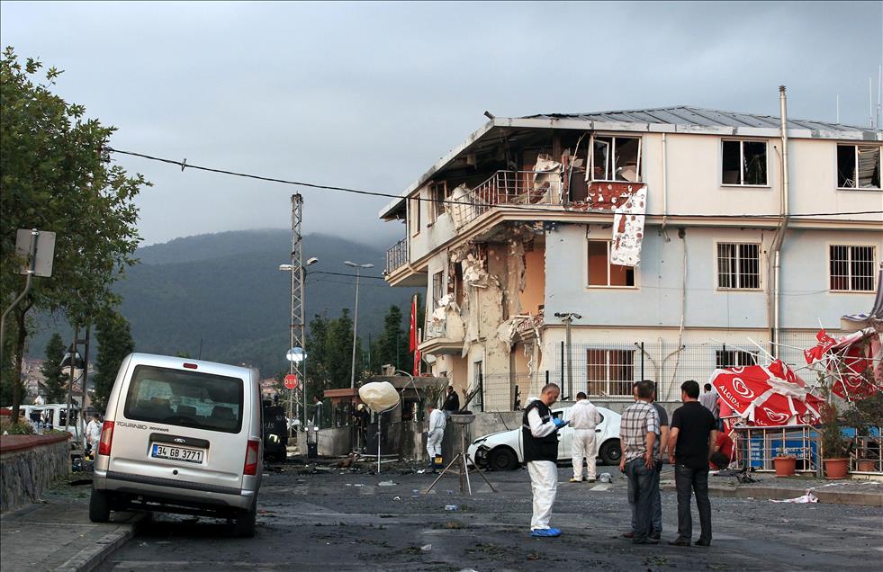 Sultanbeyli'deki polis merkezine saldırı
