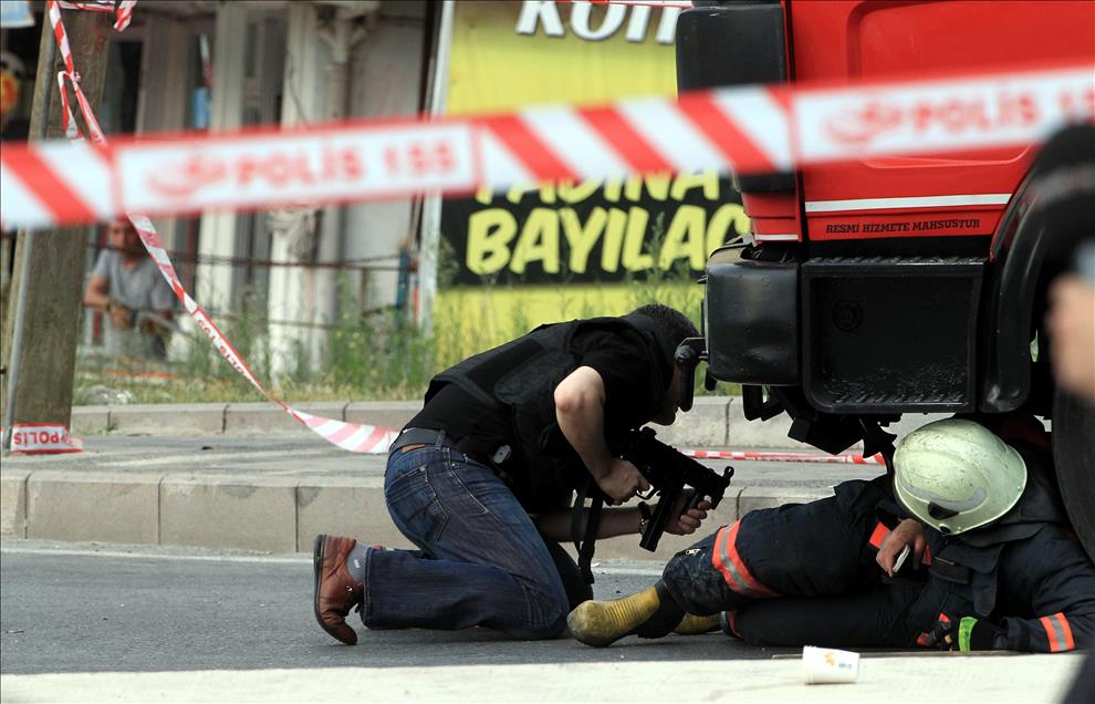 Sultanbeyli'deki polis merkezine saldırı