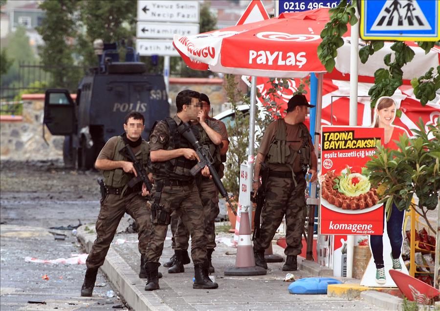 Sultanbeyli'deki polis merkezine saldırı
