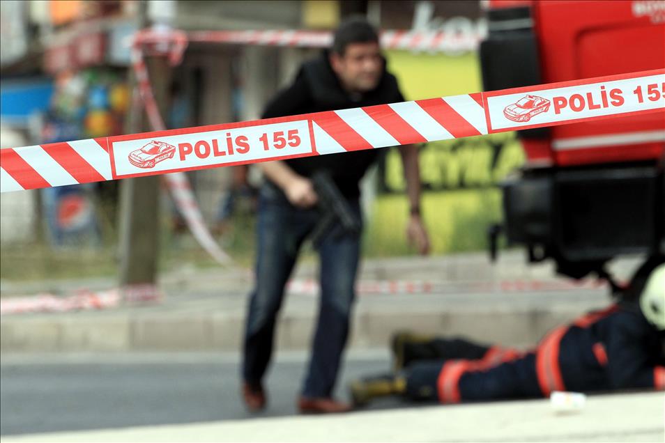 Sultanbeyli'deki polis merkezine saldırı