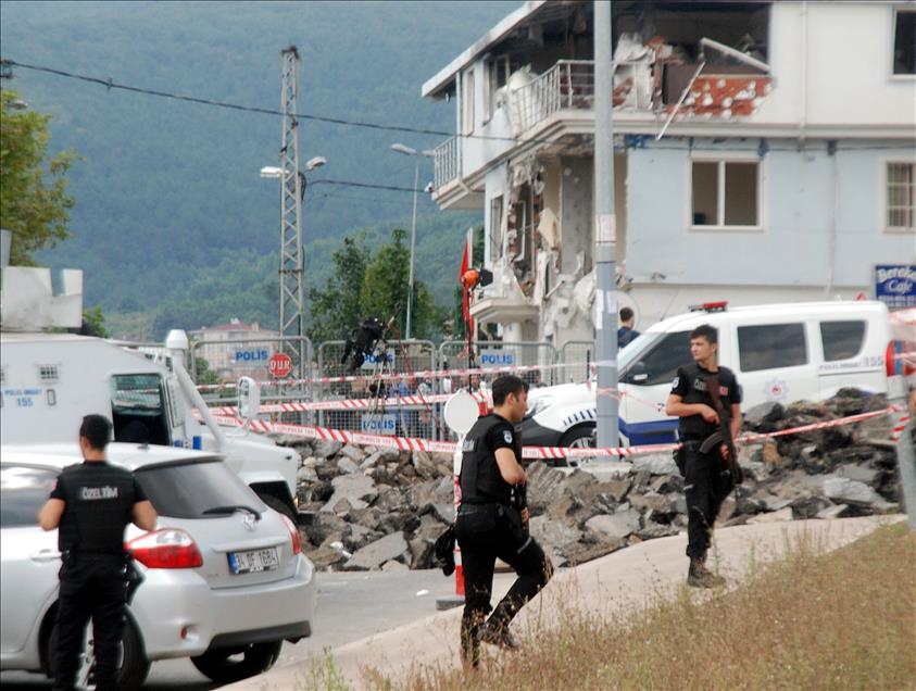 Sultanbeyli'deki polis merkezine saldırı