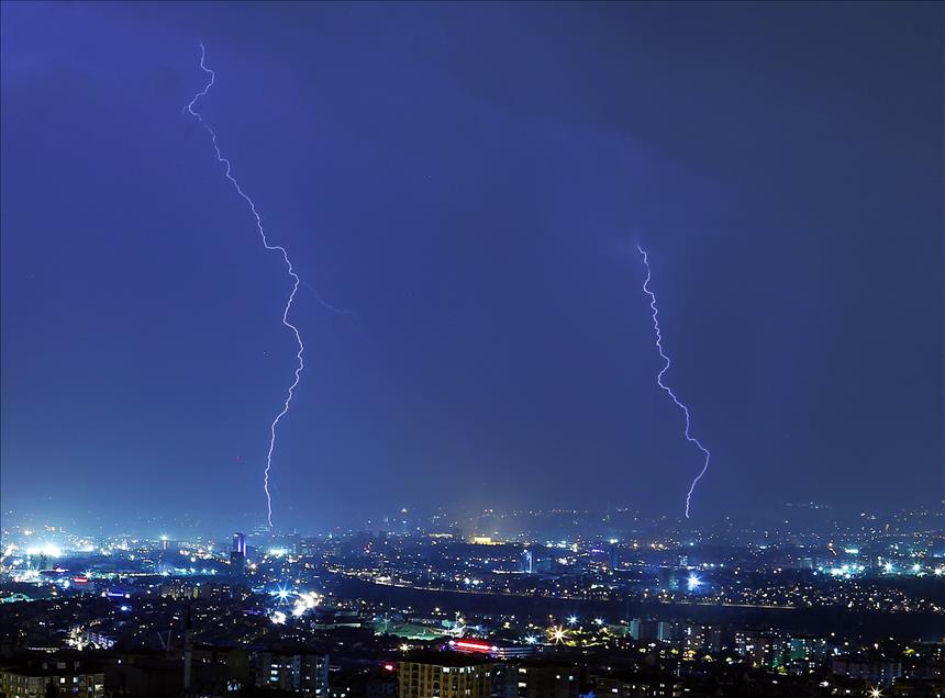 Ankara'da yağışlı hava - Anadolu Ajansı