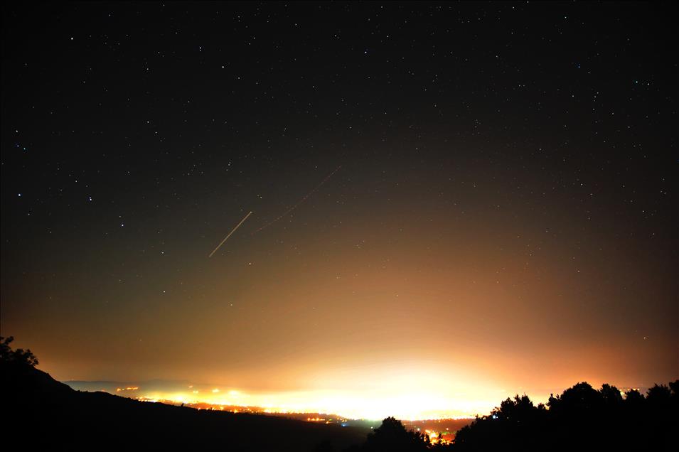 Bursa'da meteor yağmuru gözlemlendi