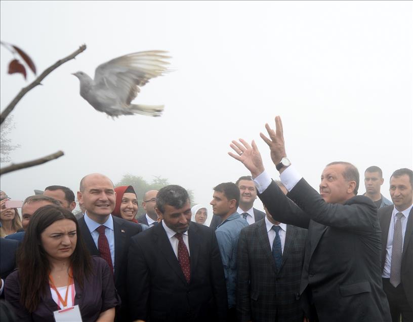 Cumhurbaşkanı Erdoğan Rize'de