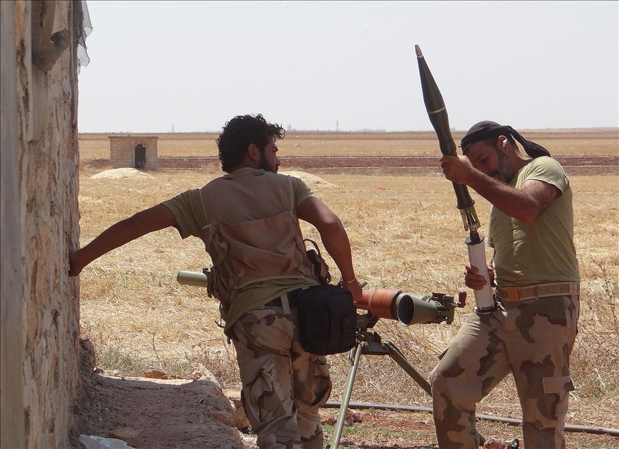 Halep'te muhaliflerle DAEŞ arasındaki çatışmalar