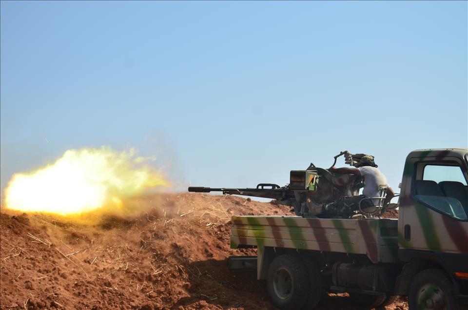 Halep'te muhaliflerle DAEŞ arasındaki çatışmalar