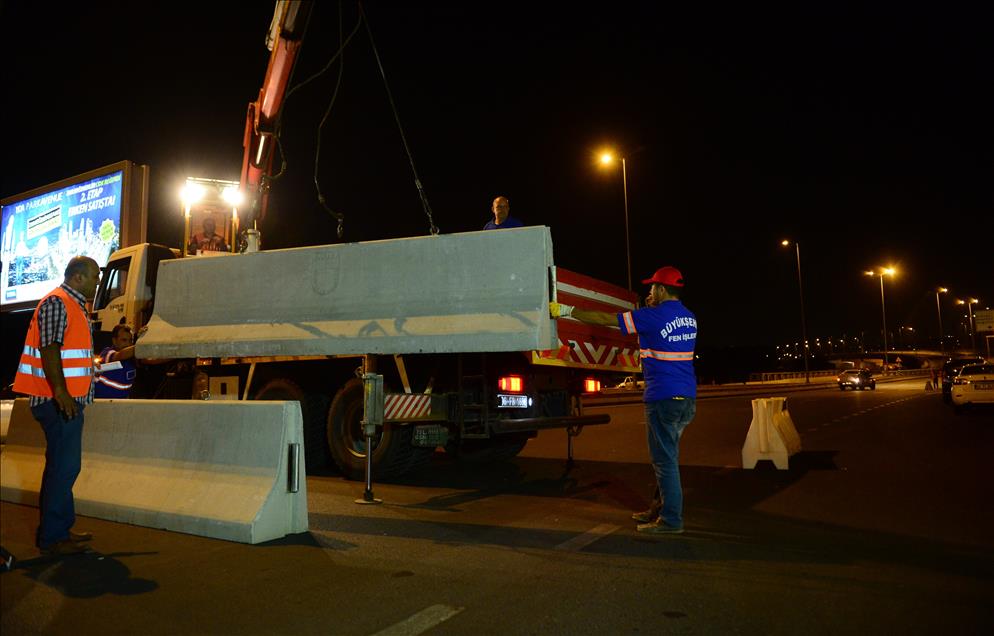 Ankara Bulvarı trafiğe kapatıldı