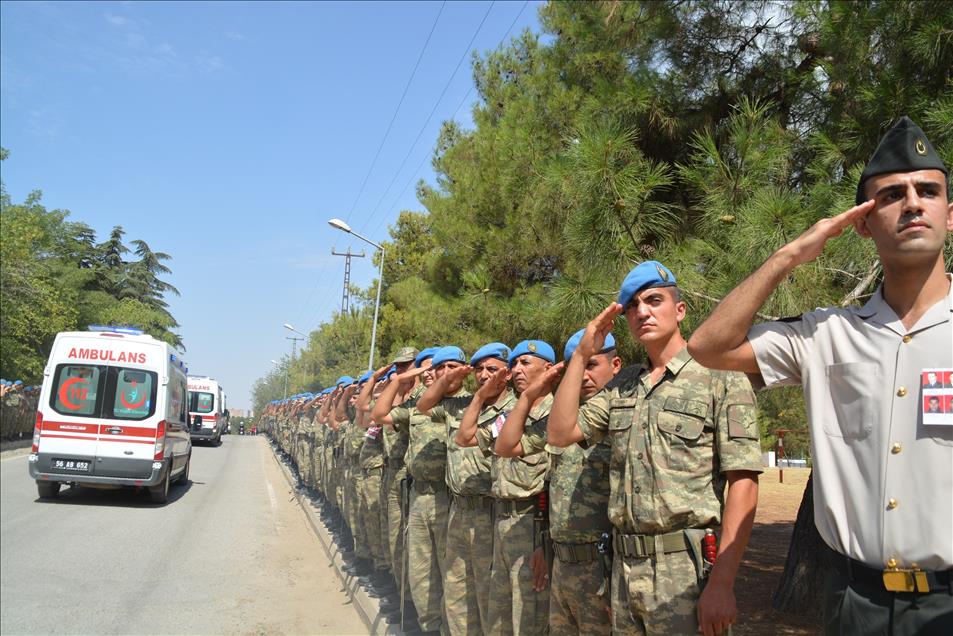 Şehitlerimizi uğurluyoruz