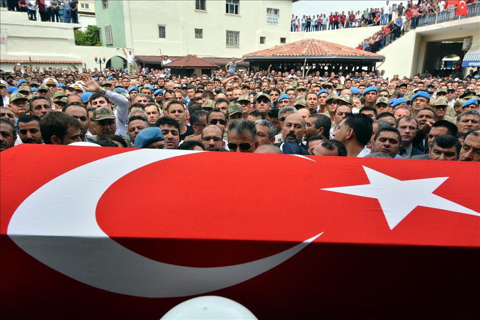 Şehit Yüzbaşı Alkan son yolculuğuna uğurlandı