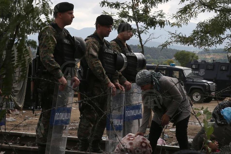 Migrants Attempt To Get Through The Greek/Macedonian Border