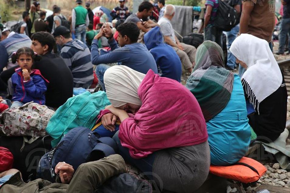 Migrants Attempt To Get Through The Greek/Macedonian Border