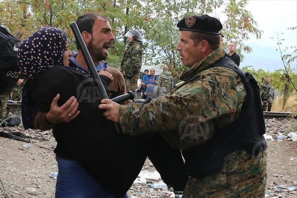 Migrants Attempt To Get Through The Greek/Macedonian Border