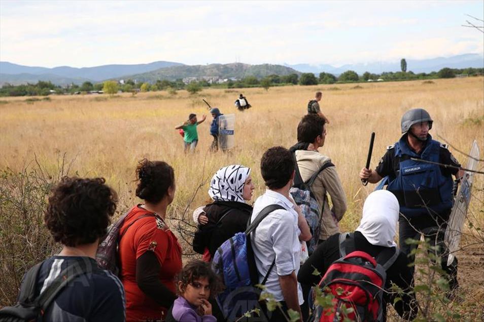 Migrants Attempt To Get Through The Greek/Macedonian Border